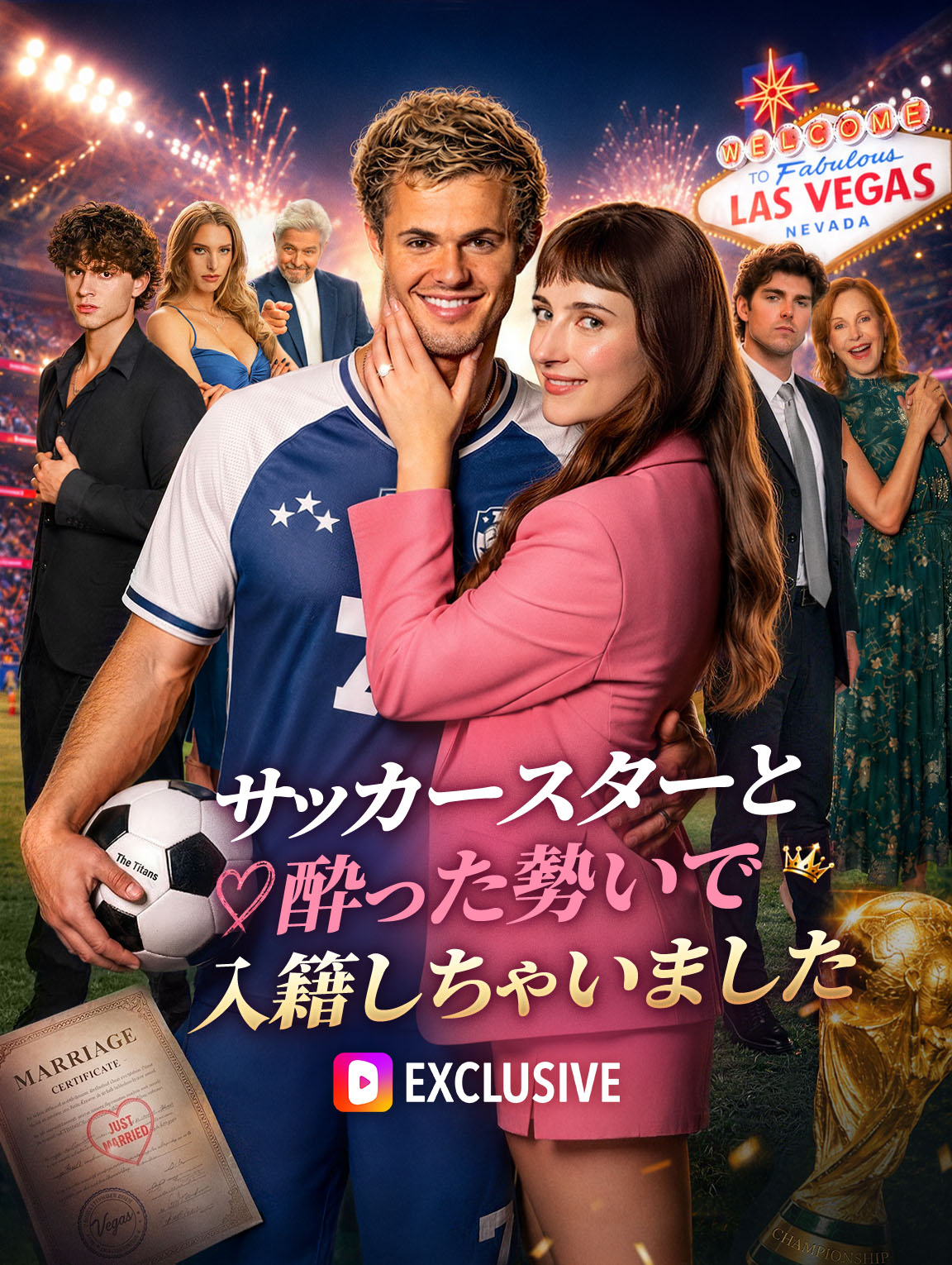 サッカースターと酔った勢いで入籍しちゃいました
