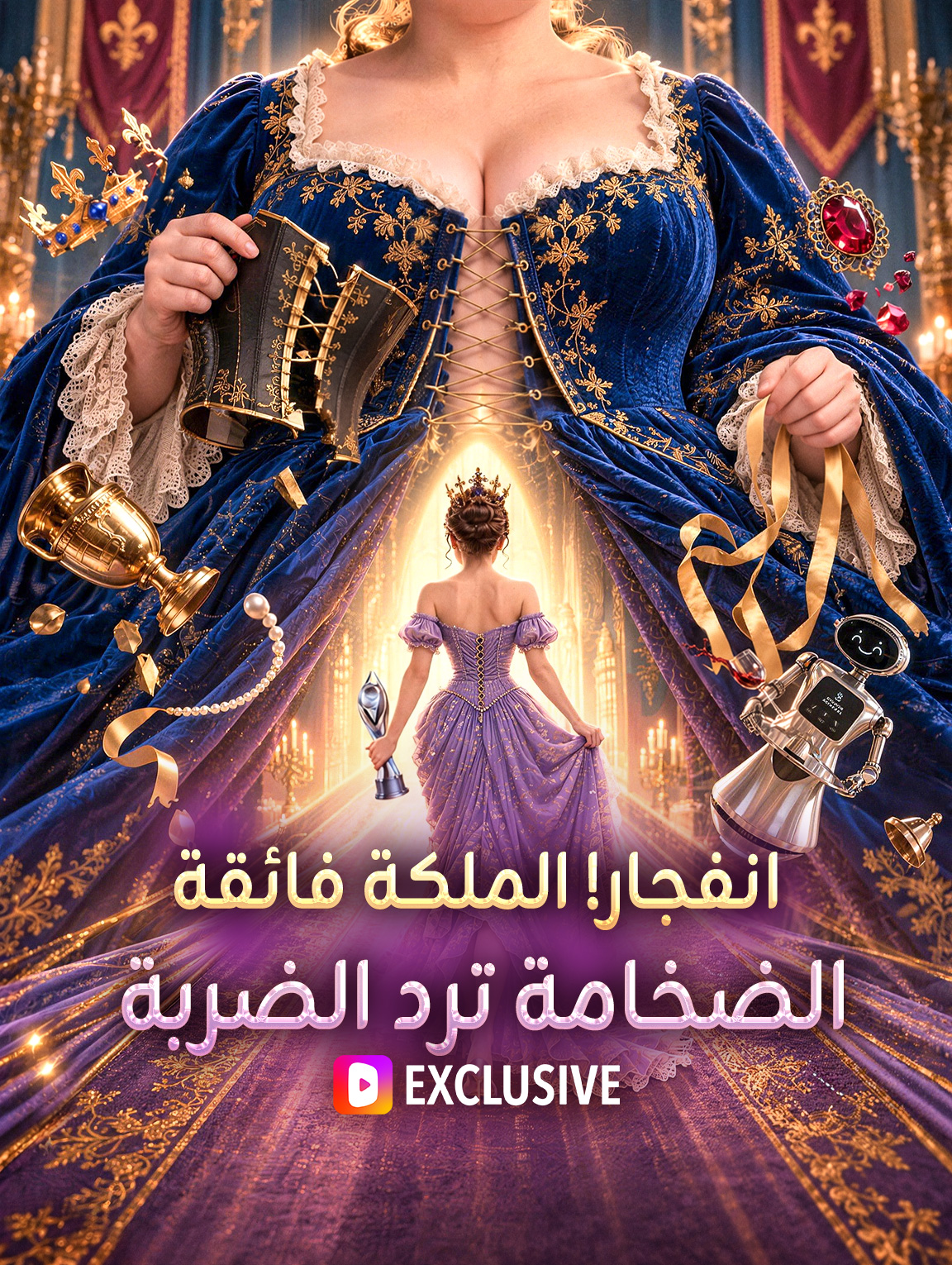 مشاهدة مسلسل انفجار! الملكة فائقة الضخامة ترد الضربة مترجم كامل HD