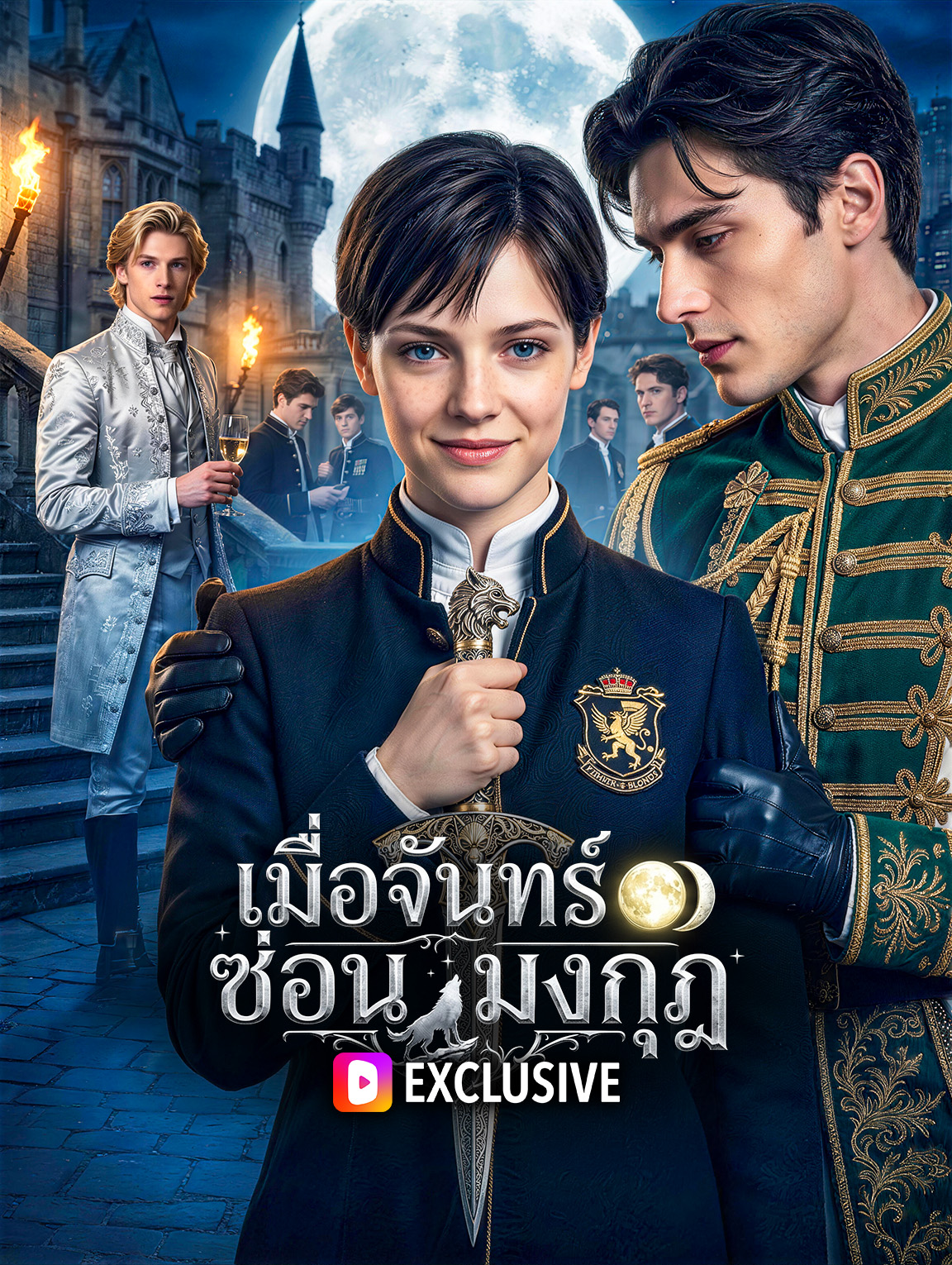 เมื่อจันทร์ ซ่อนมงกุฎ(พากย์เสียง)