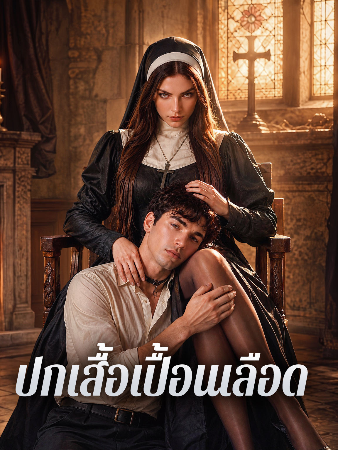 ปกเสื้อเปื้อนเลือด
