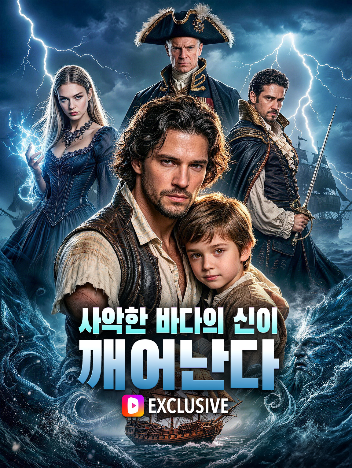 사악한 바다의 신이 깨어난다 poster