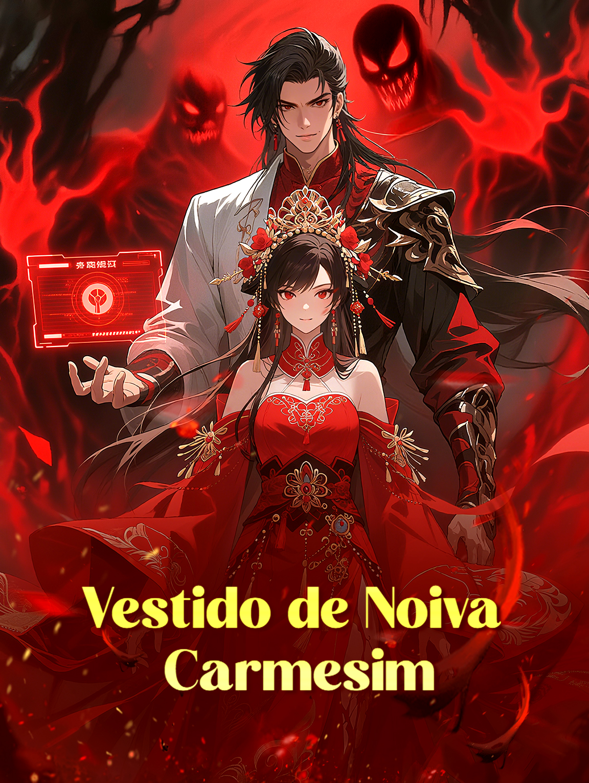 Vestido de Noiva Carmesim
