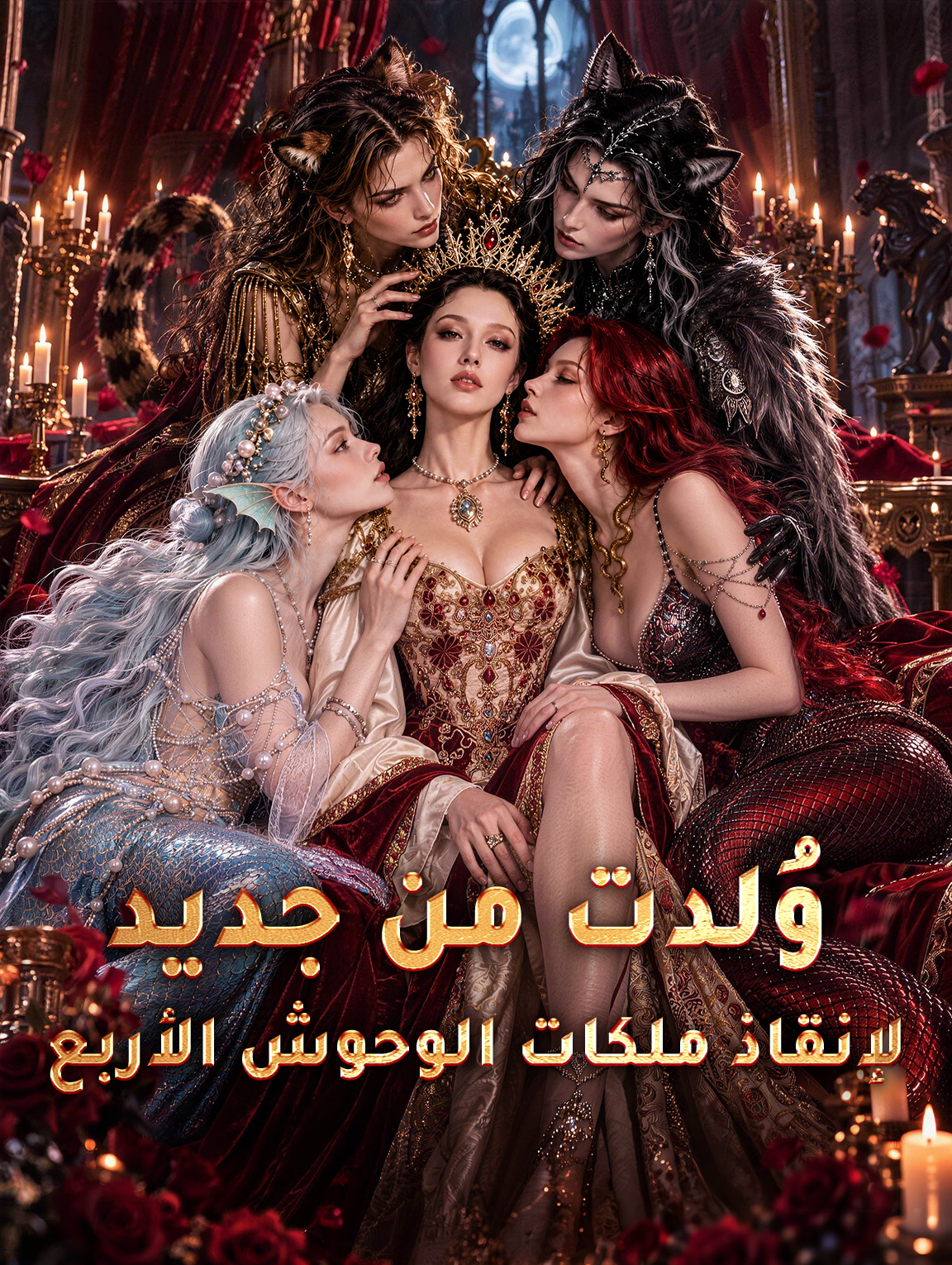 وُلدت من جديد لإنقاذ ملكات الوحوش الأربع