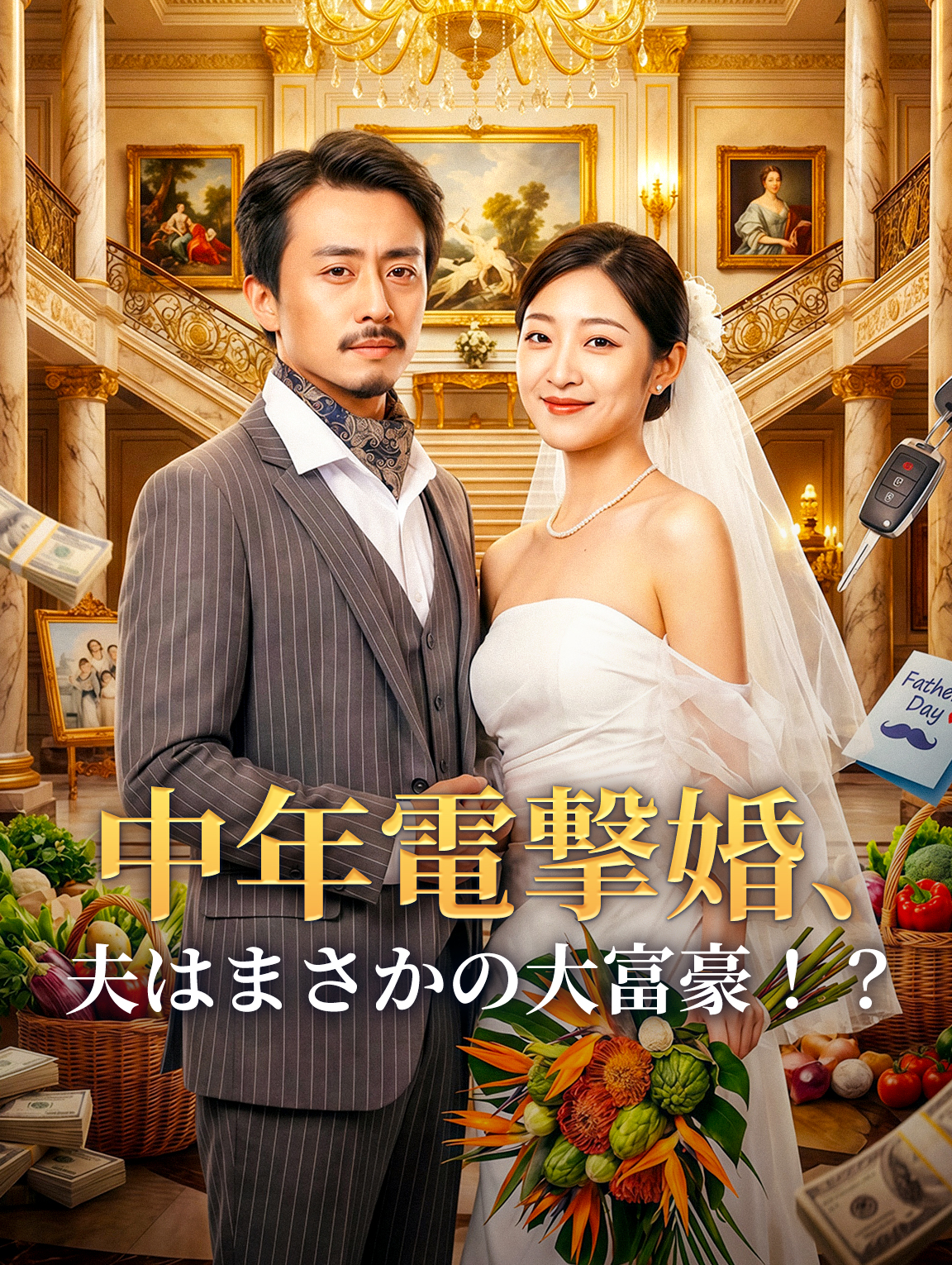 中年電撃婚、夫はまさかの大富豪!?