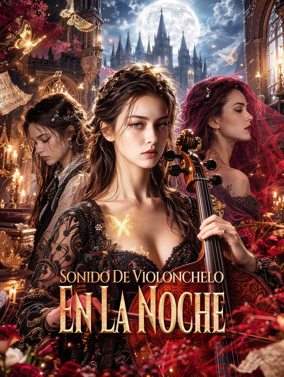 Sonido De Violonchelo En La Noche