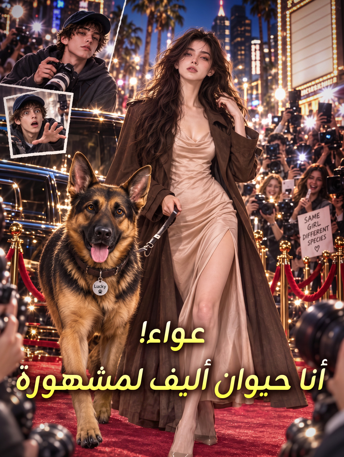 عواء! أنا حيوان أليف لمشهورة