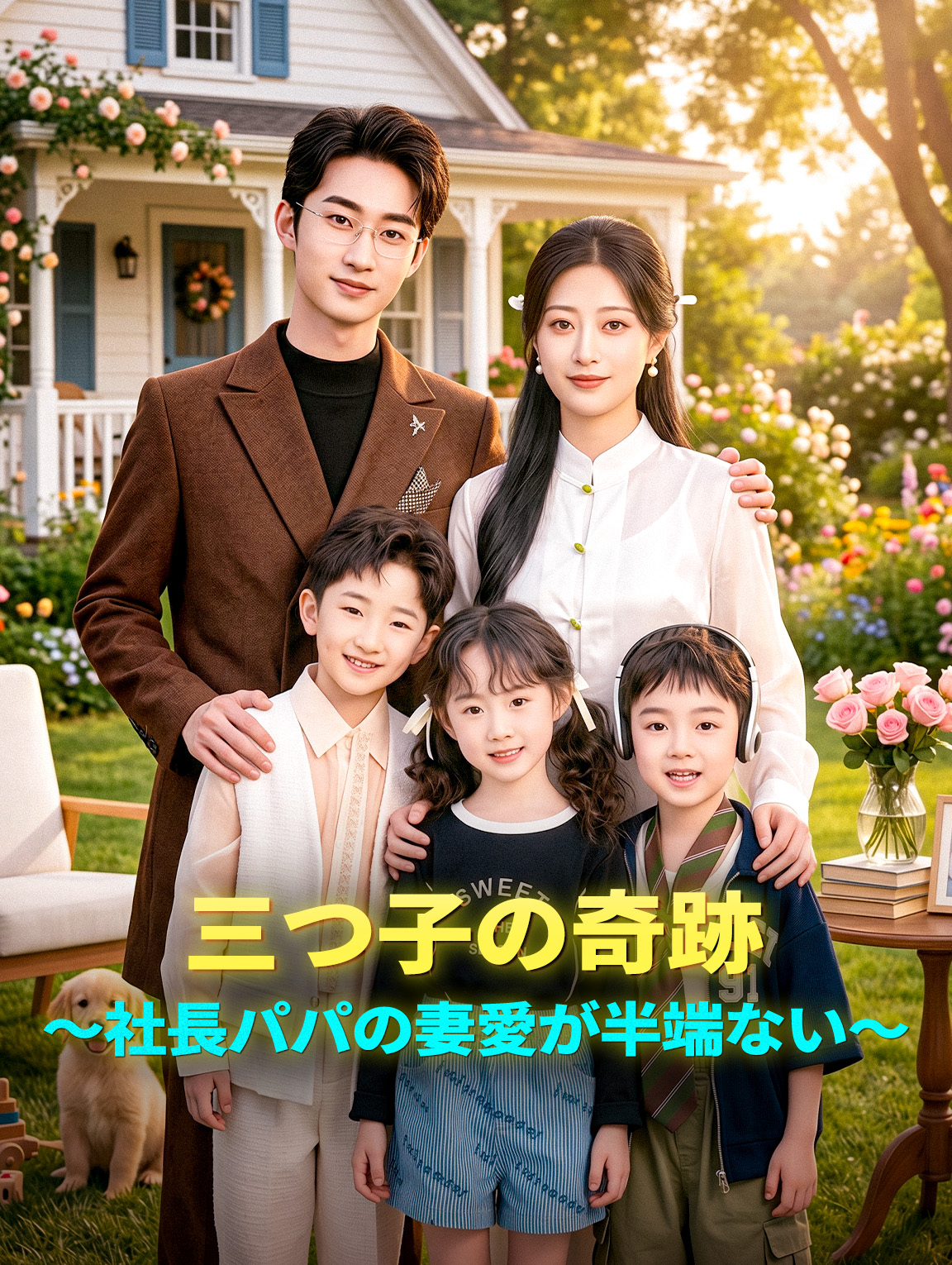 三つ子の奇跡 社長パパの妻愛が半端ない