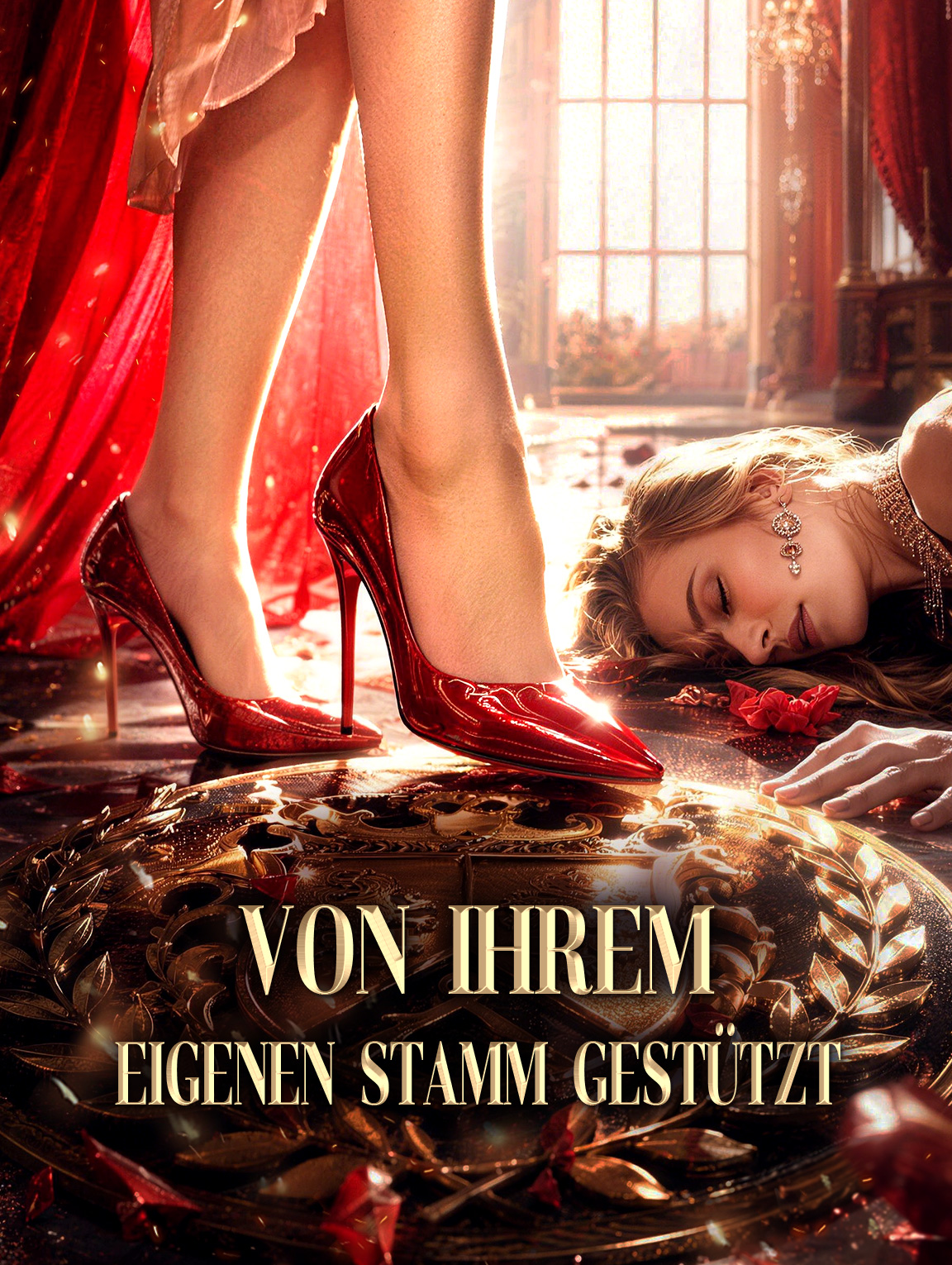Von ihrem eigenen Stamm gestützt
