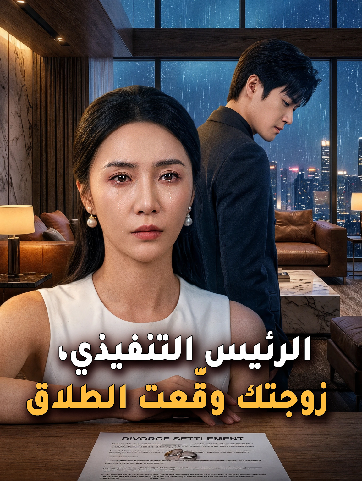 الرئيس التنفيذي، زوجتك وقّعت الطلاق