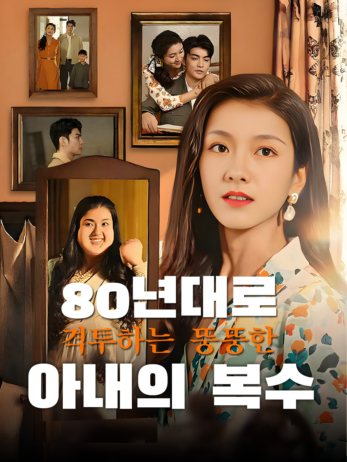 80년대로:  격투하는 뚱뚱한  아내의 복수