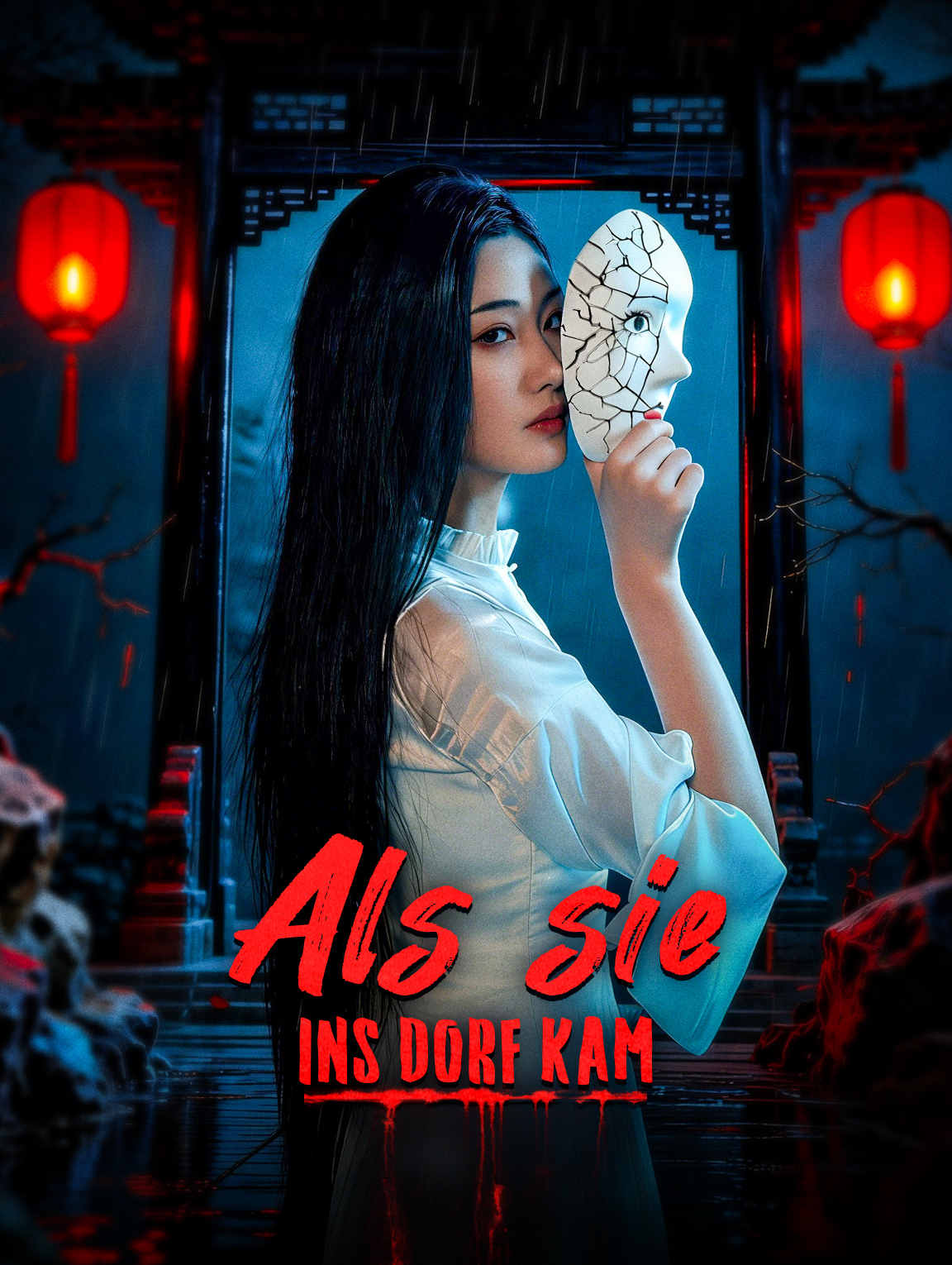 Als sie ins Dorf kam
