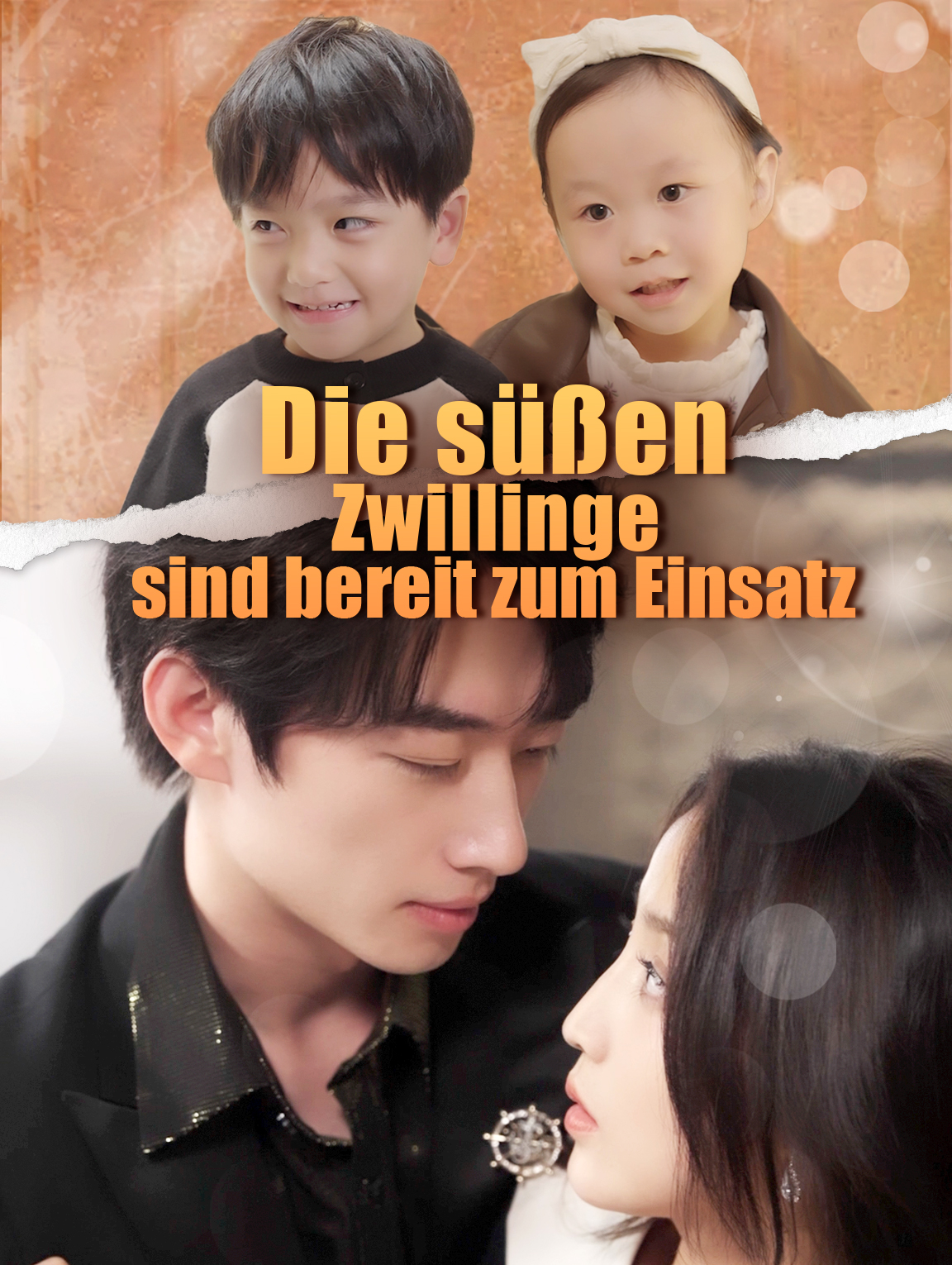 Die süßen Zwillinge sind bereit zum Einsatz