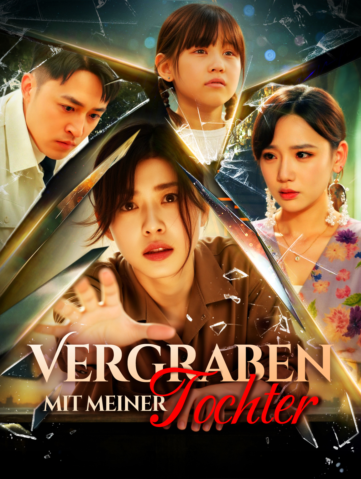 Vergraben mit meiner Tochter