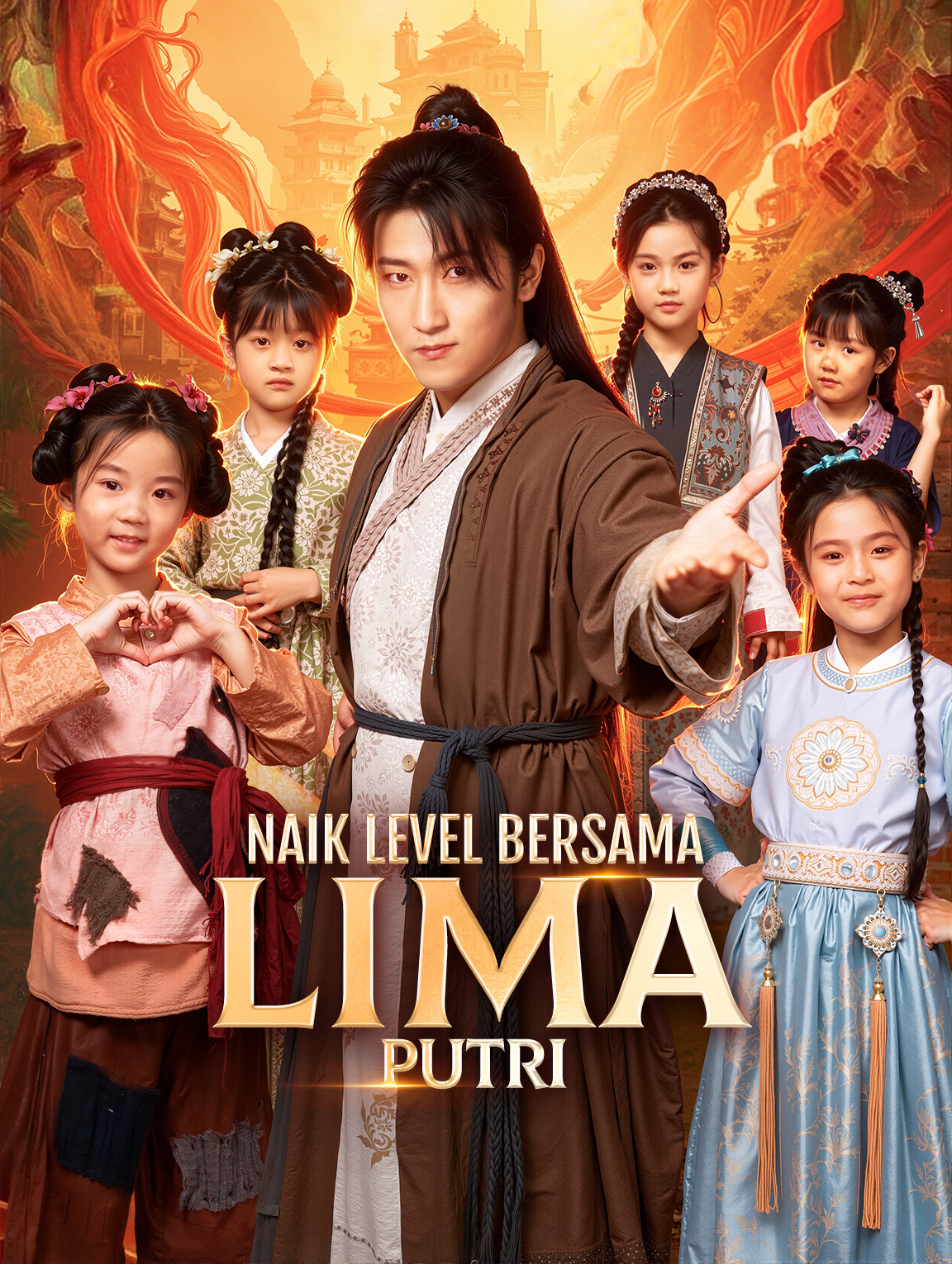 Naik Level Bersama Lima Putri(Sulih Suara)