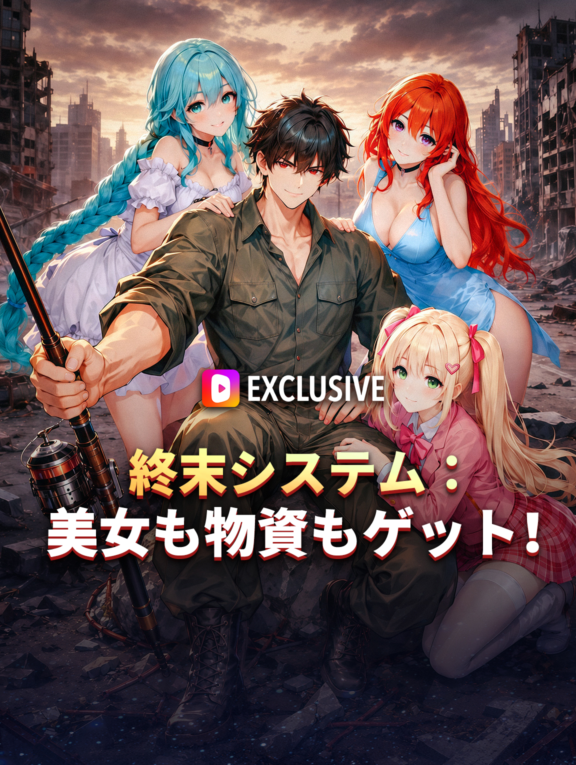 終末システム:美女も物資もゲット!