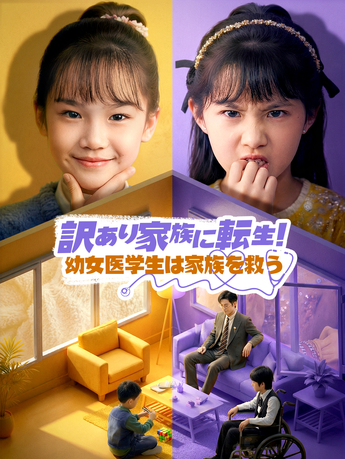 訳あり家族に転生！〜幼女医学生は家族を救う〜