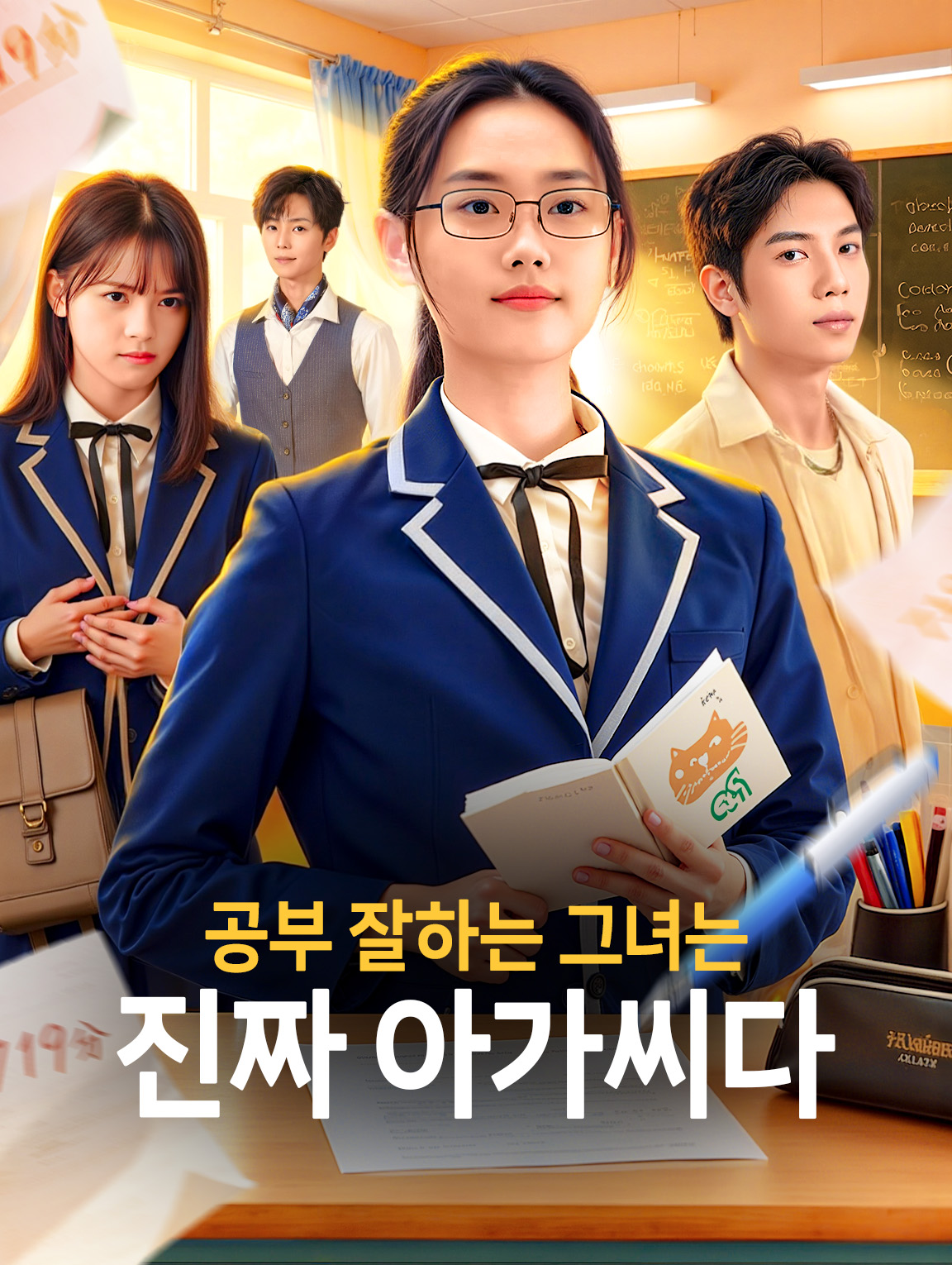 공부 잘하는 그녀는 진짜 아가씨다