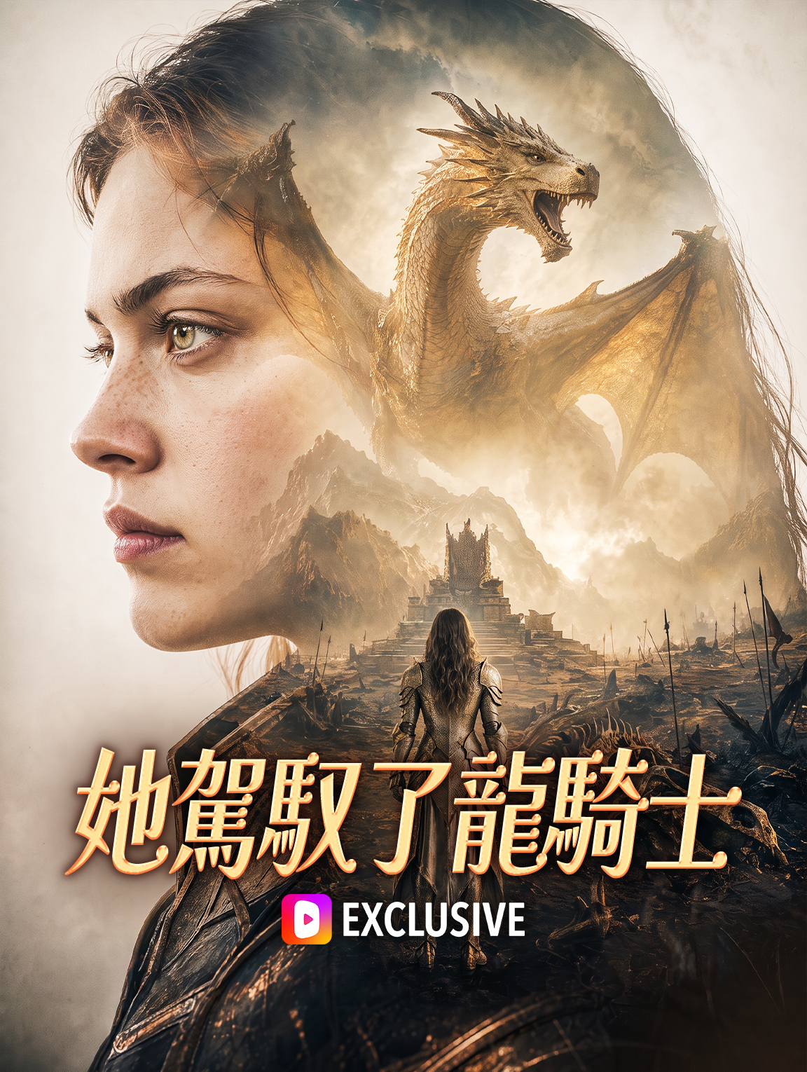 她駕馭了龍騎士