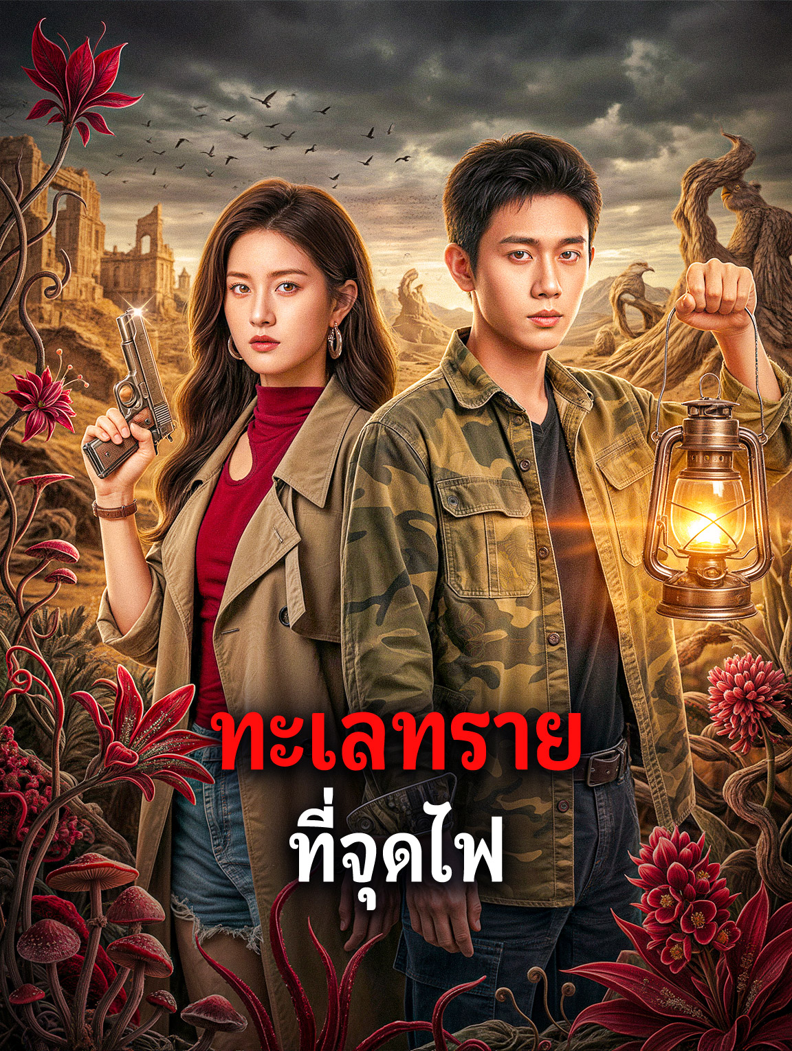 ทะเลทราย ที่จุดไฟ