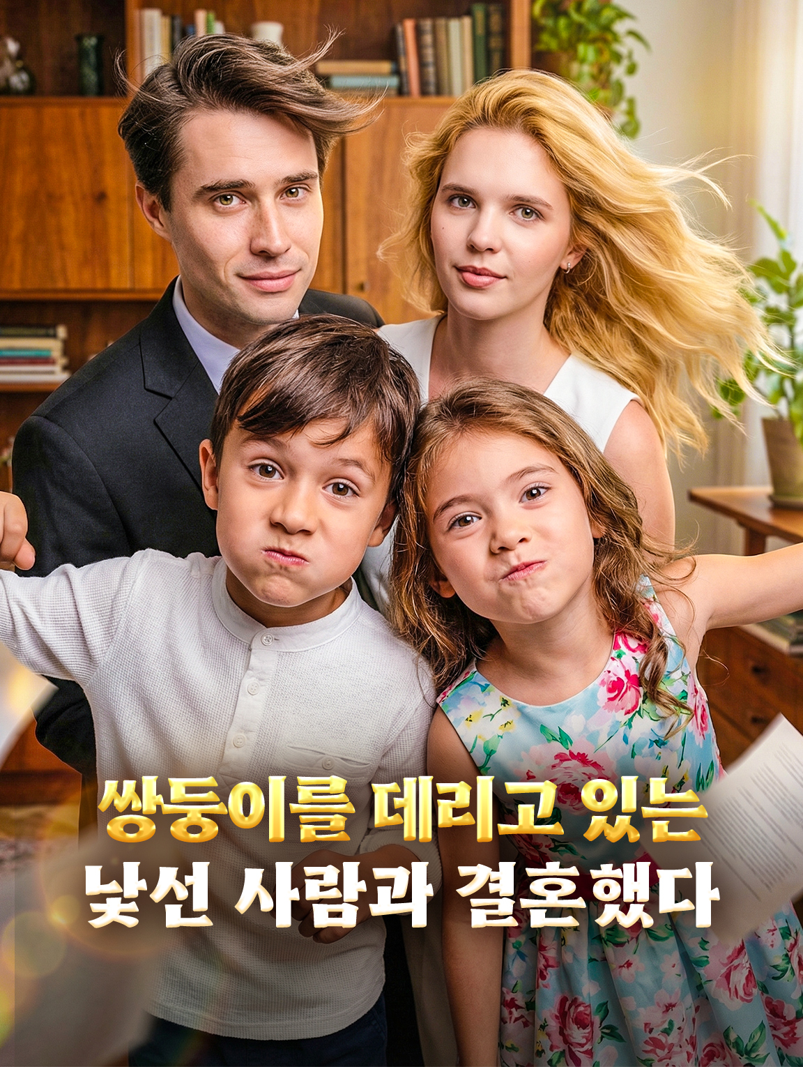 쌍둥이를 데리고 있는 낯선 사람과 결혼했다