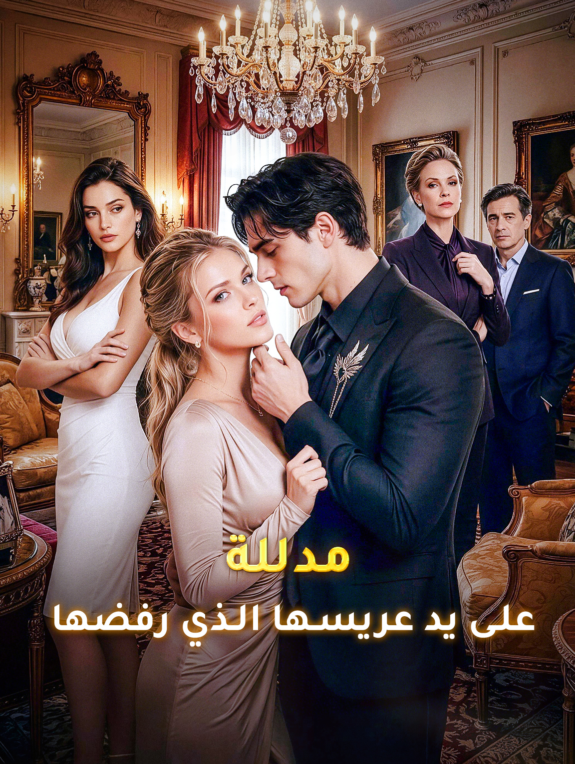 مدللة على يد عريسها الذي رفضها