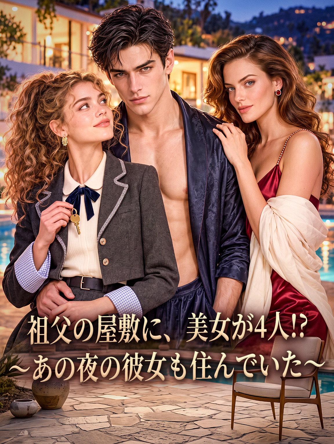 祖父の屋敷に、美女が4人!?～あの夜の彼女も住んでいた～