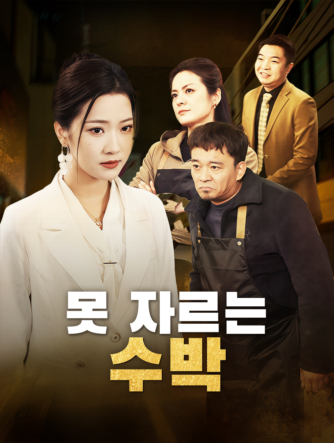 못 자르는 수박