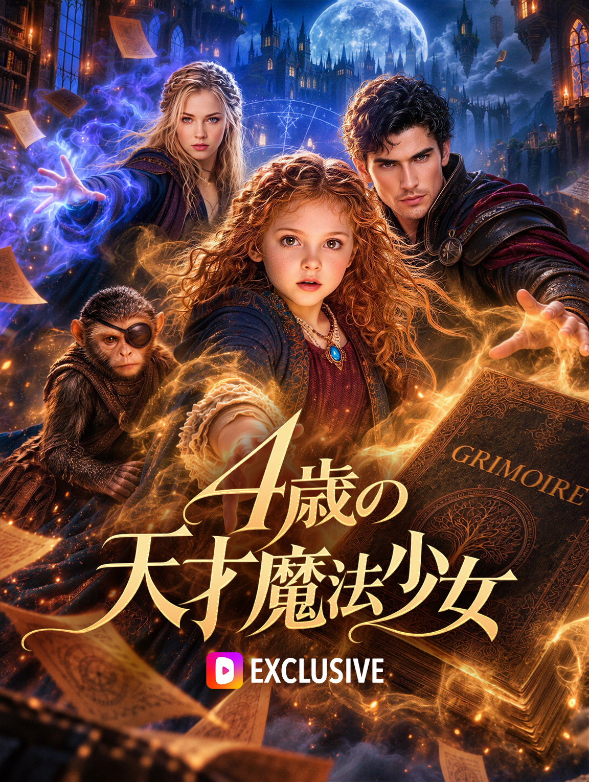 4歳の天才魔法少女(吹き替え)