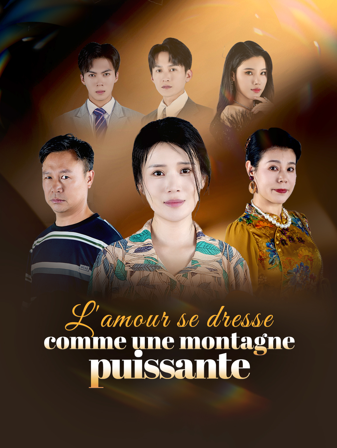 L'amour se dresse comme une montagne puissante