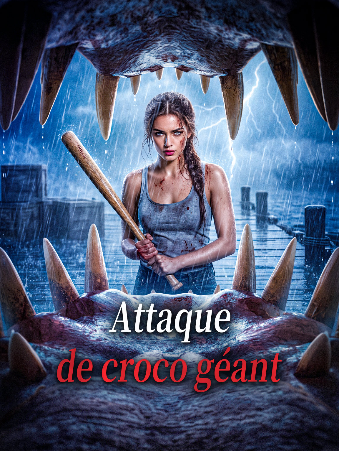 Attaque de croco géant