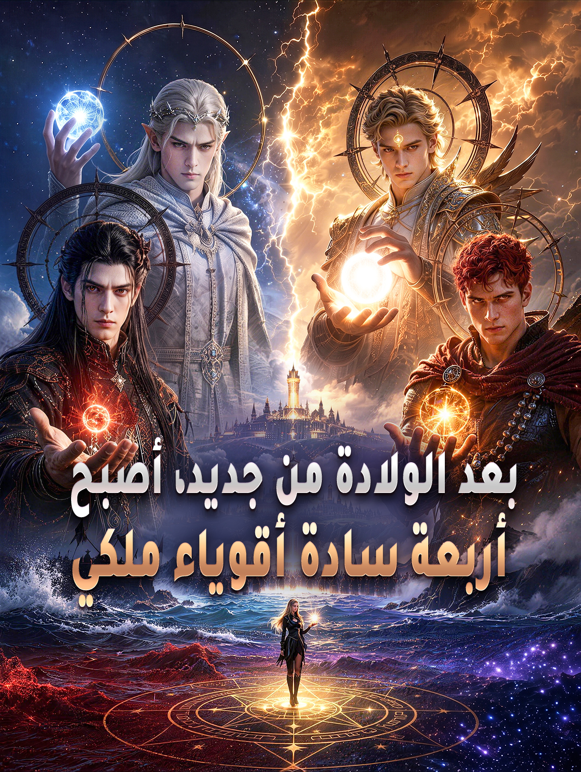 بعد الولادة من جديد، أصبح أربعة سادة أقوياء ملكي