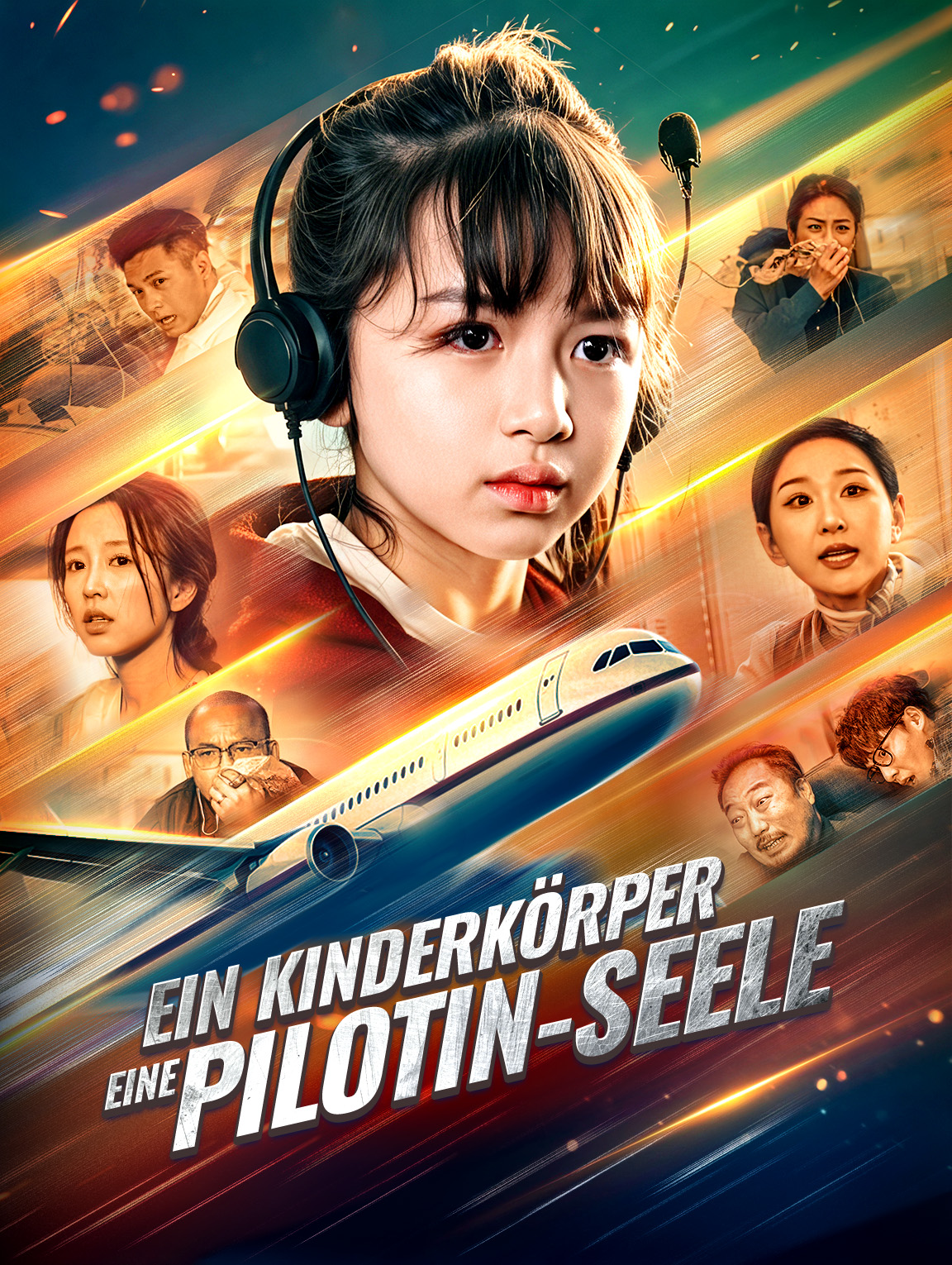 Ein Kinderkörper, eine Pilotin-Seele