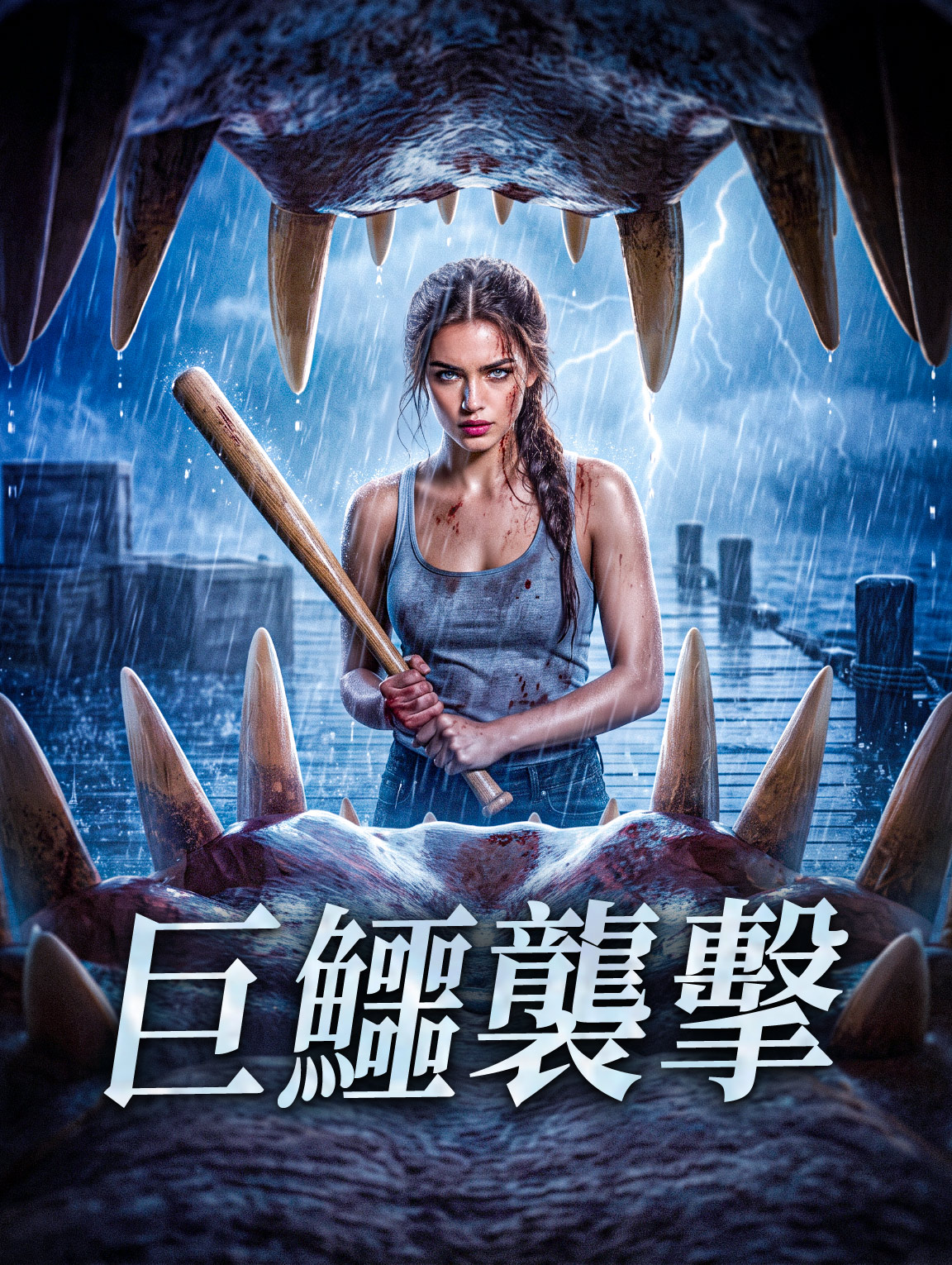 巨鱷襲擊