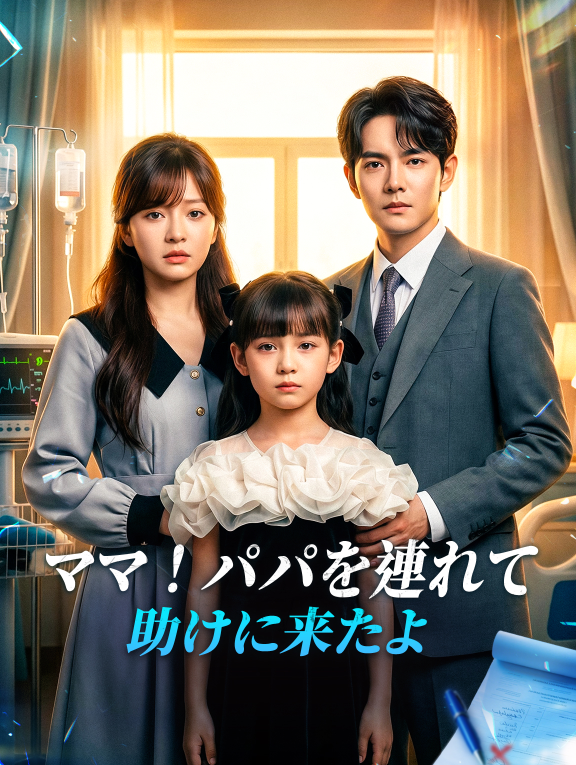 ママ！パパを連れて助けに来たよ