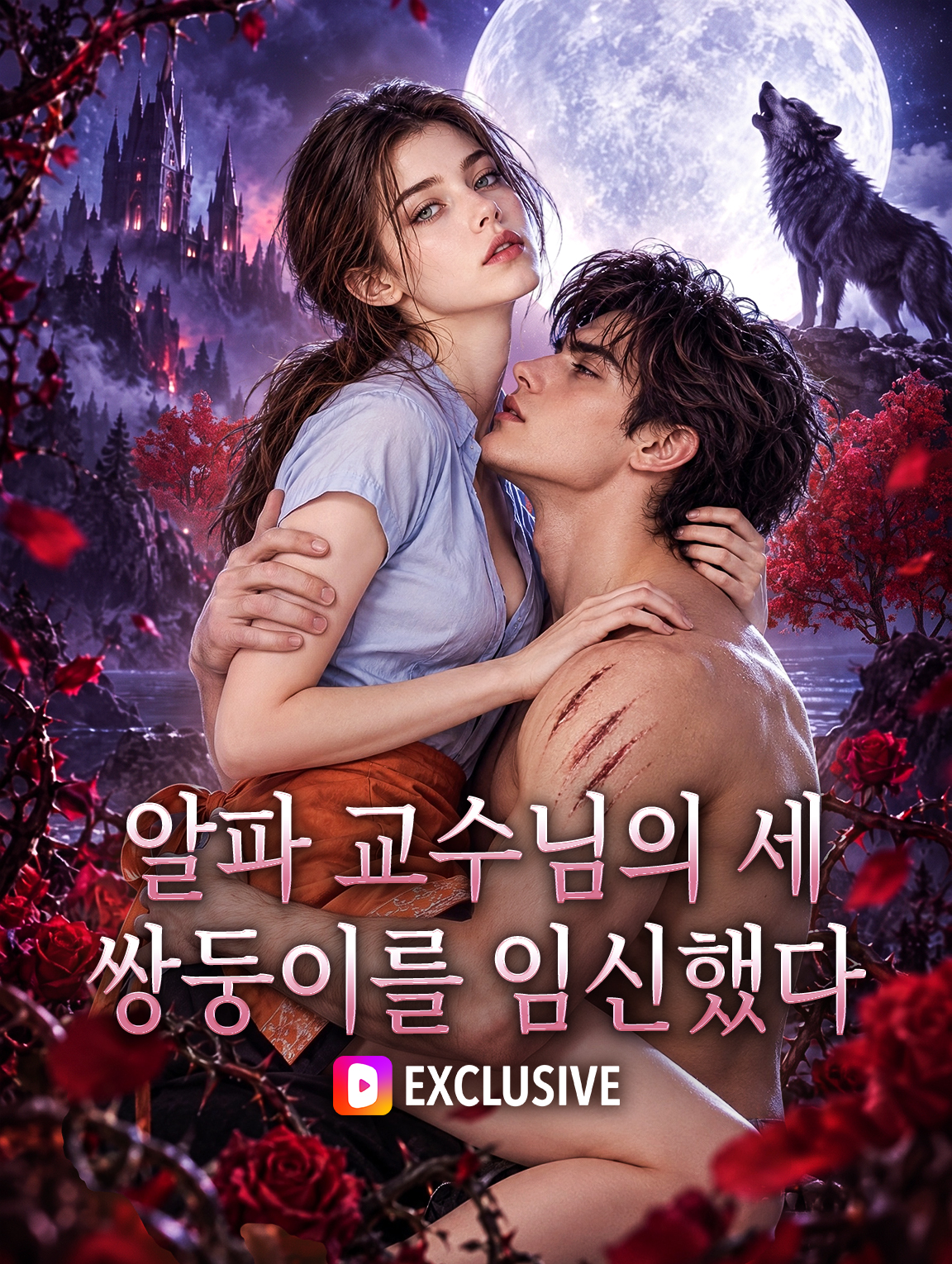 알파 교수님의 세 쌍둥이를 임신했다