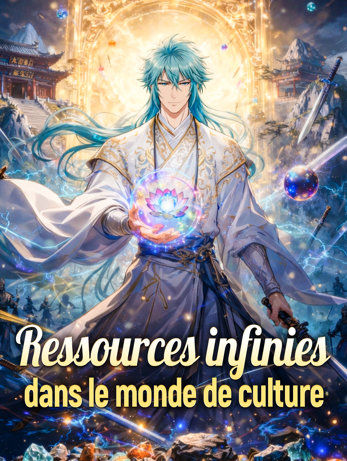 Ressources infinies dans le monde de culture poster