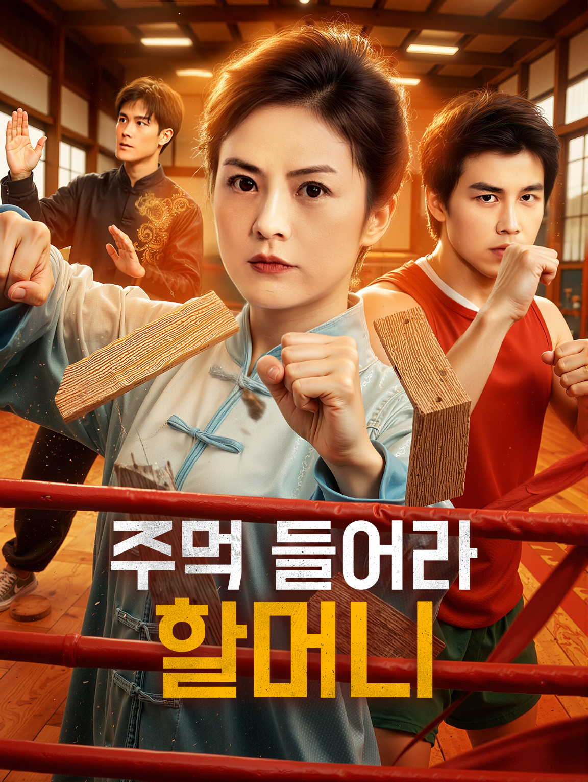 주먹 들어라, 할머니