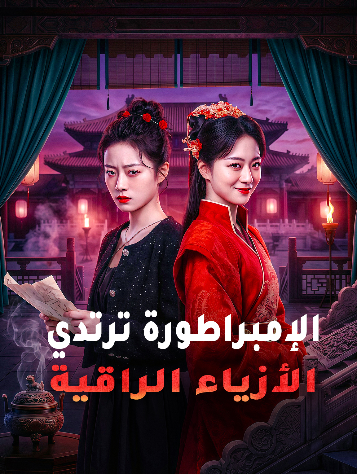 الإمبراطورة ترتدي الأزياء الراقية