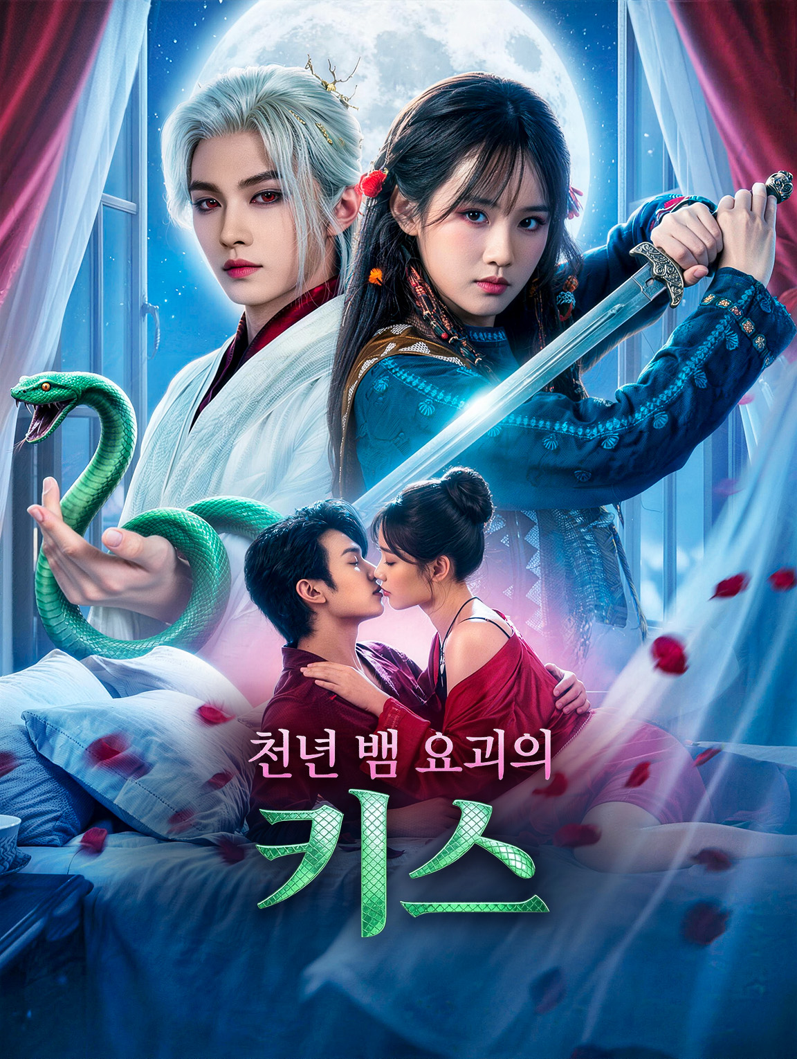 천년 뱀 요괴의 키스