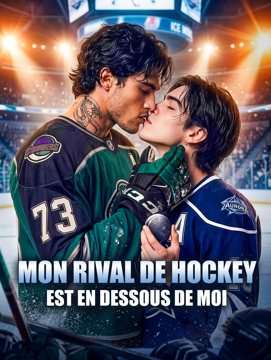 Mon rival de hockey est en dessous de moi