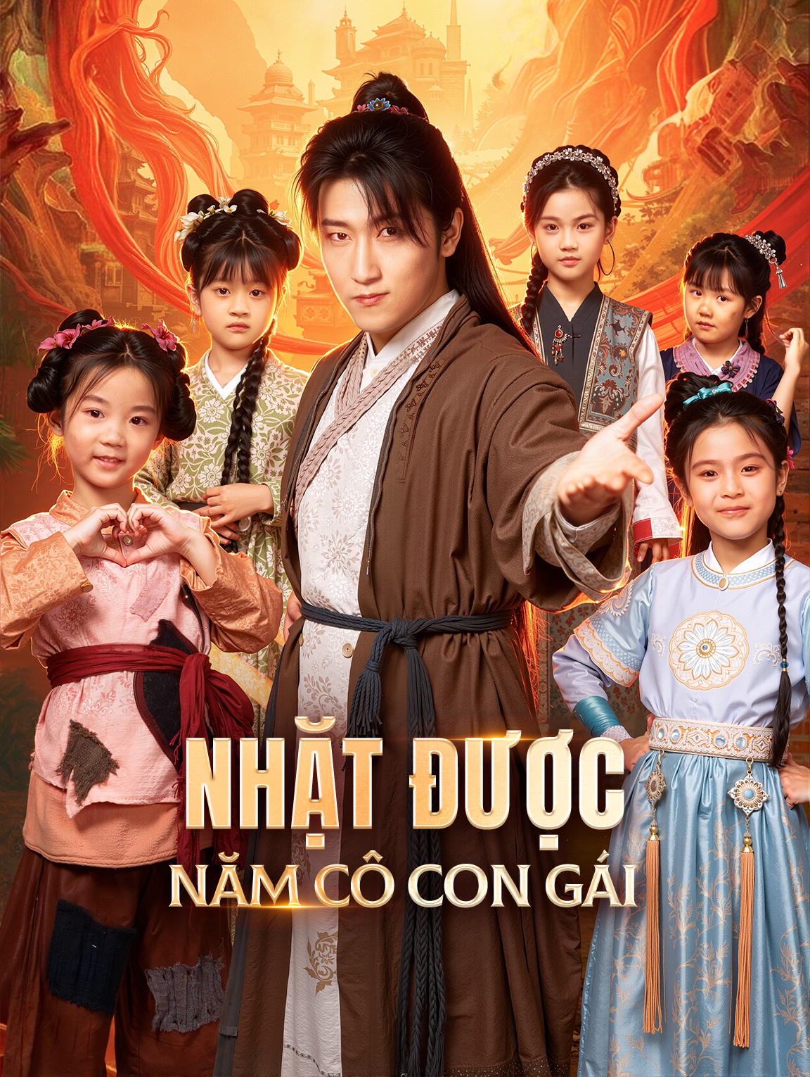 Nhặt Được Năm Cô Con Gái