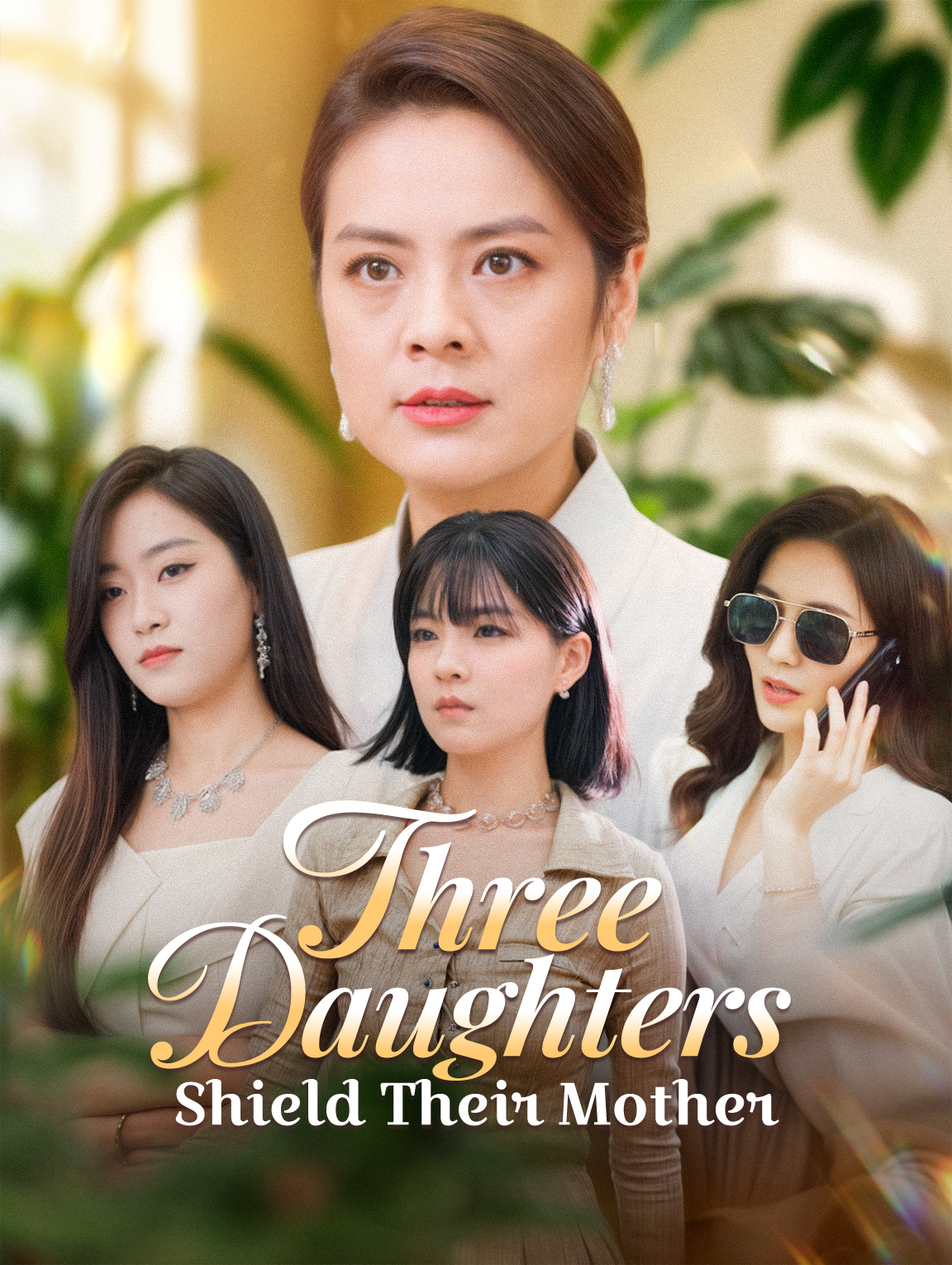 Three Daughters Shield Their Mother