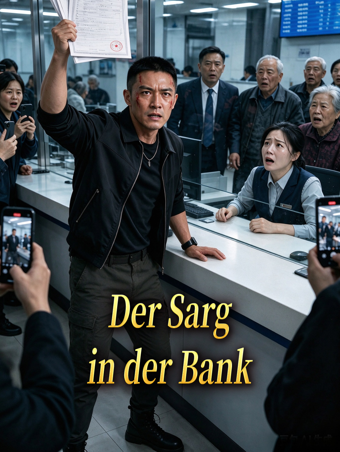 Der Sarg in der Bank