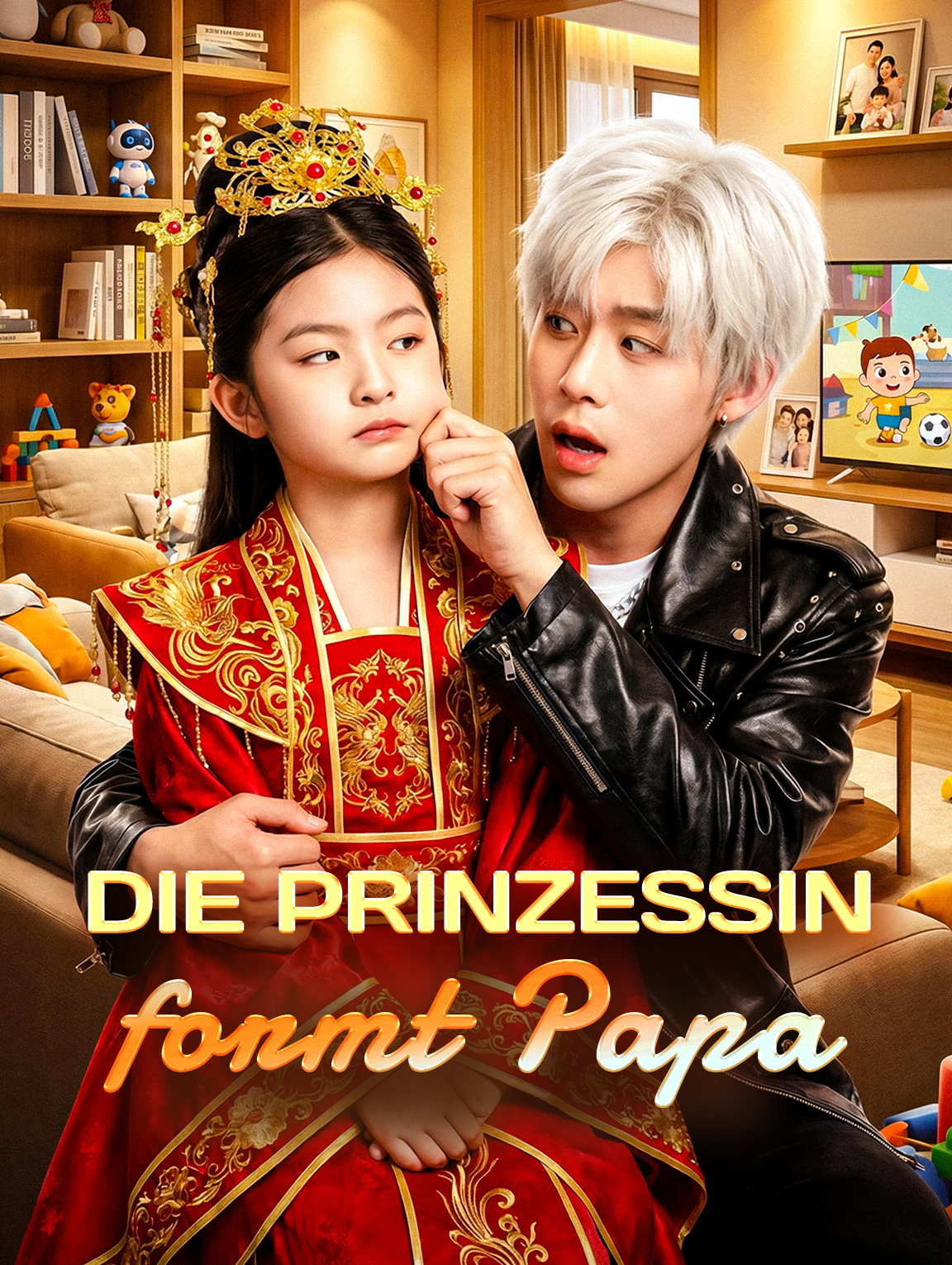 Die Prinzessin formt Papa