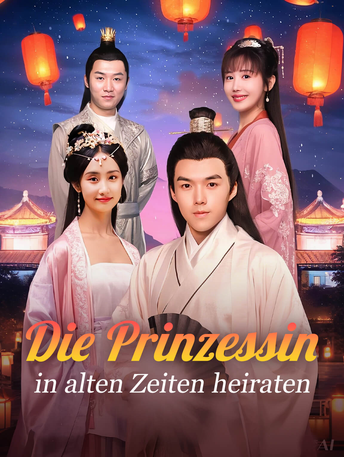 Die Prinzessin in alten Zeiten heiraten