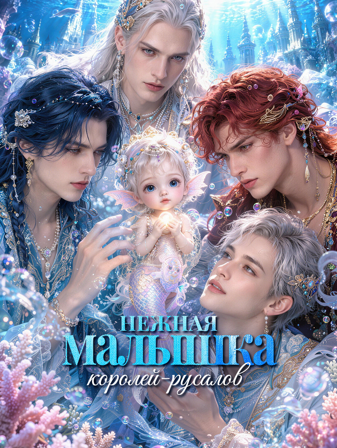 Нежная малышка королей-русалов