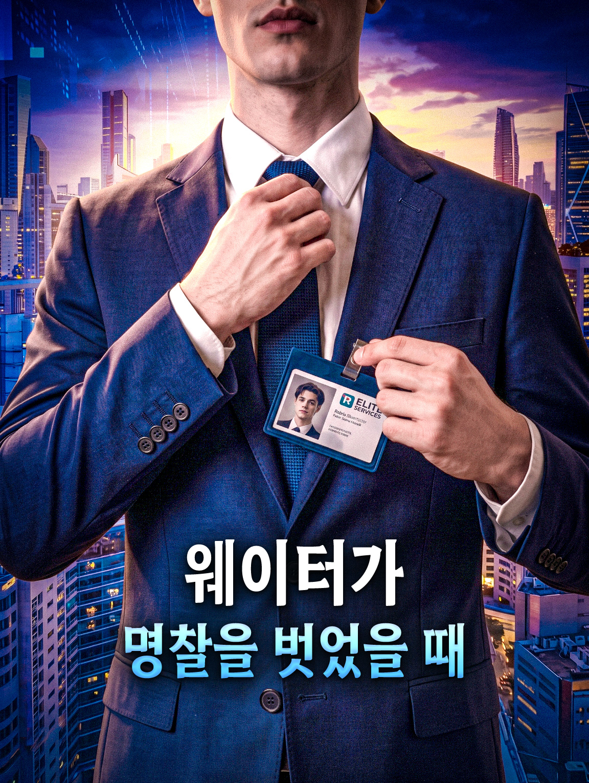 웨이터가 명찰을 벗었을 때