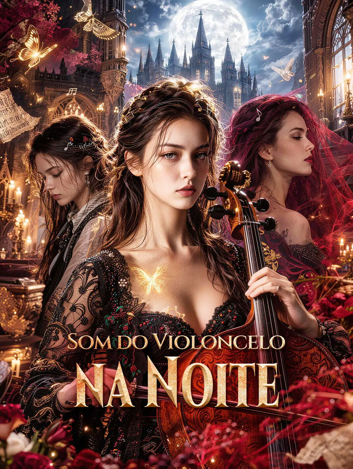 Som do Violoncelo na Noite
