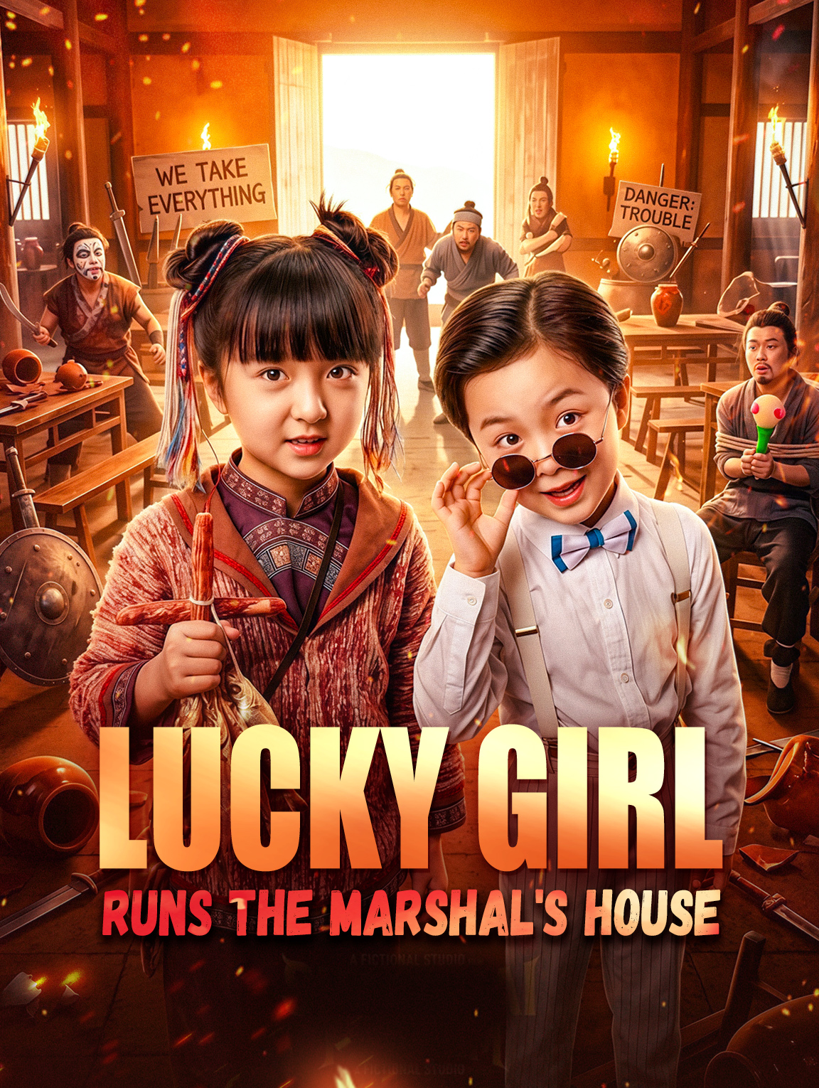 Lucky Girl Runs the Marshal's House