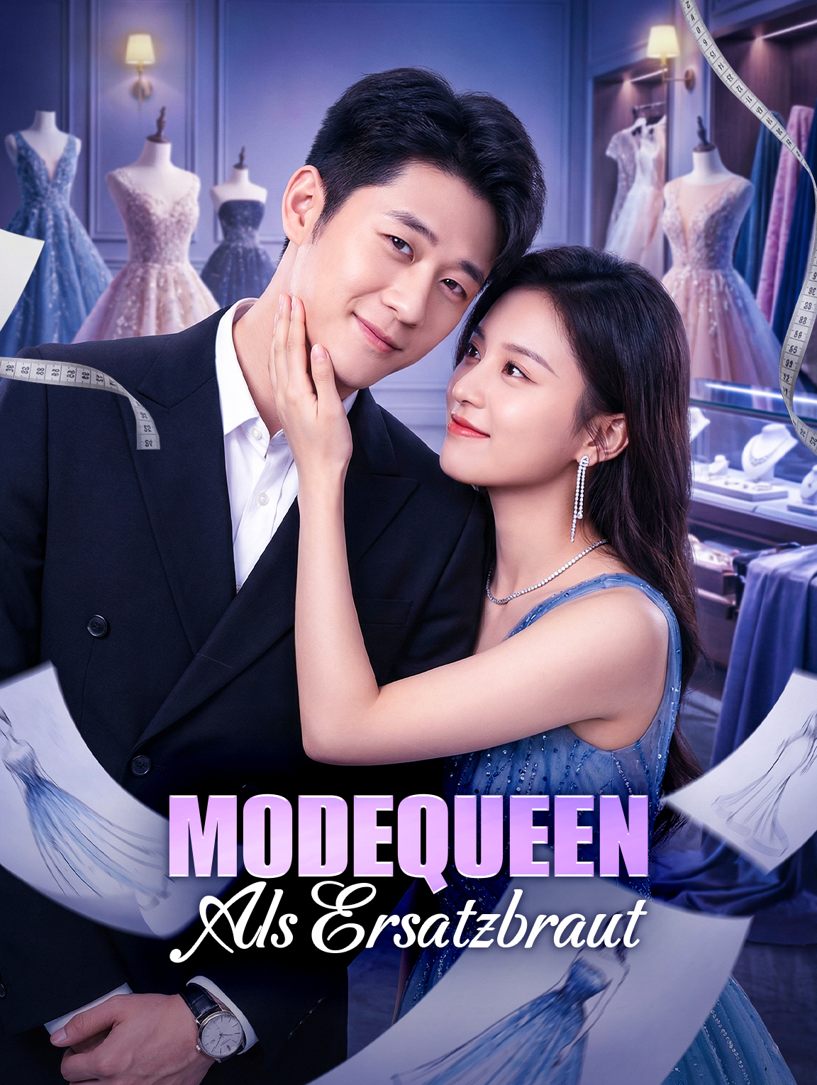 Modequeen als Ersatzbraut
